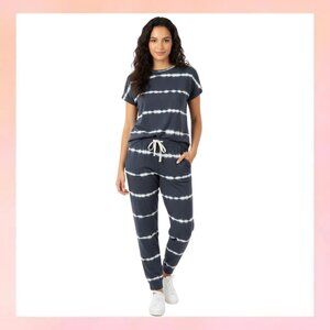 J.Jill Fit Tie-Dye Tee & Jogger Lounge Set - Size Medium